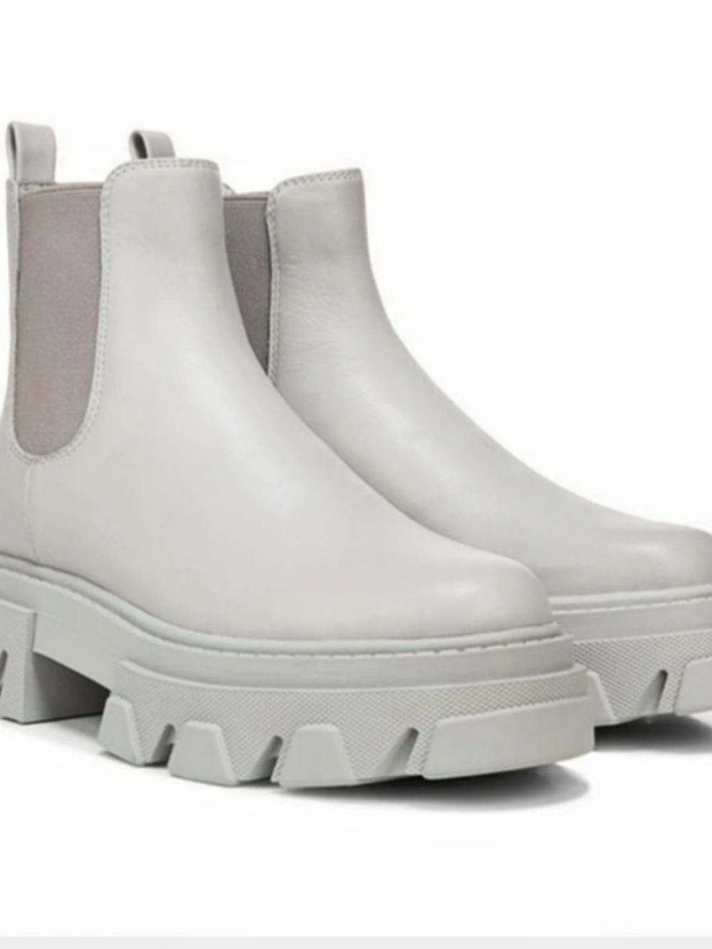 Sam Edelman Daelyn Pebble Grey Waterproof Chelsea Boots New In Box